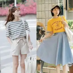 清爽的治愈系穿搭,日系学院风,甜美可人少女心爆棚