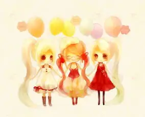 q版二次元卖萌插画动漫
