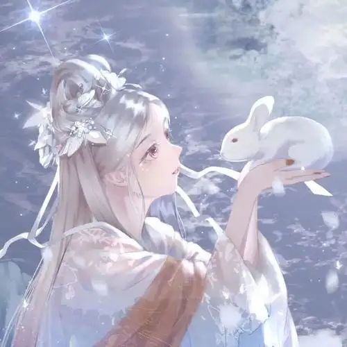 动漫头像白色系男女头像