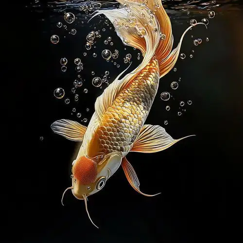 手机头像,好运锦鲤在,好运连连来