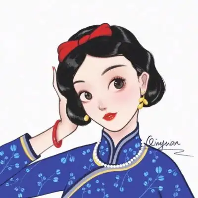 沈辞精致手绘迪士尼公主头像女生头像我要个性网