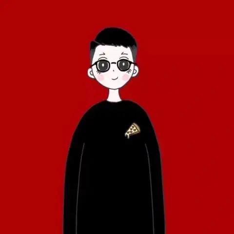 红色背景动漫情侣头像一对一男一女红色系卡通萌图
