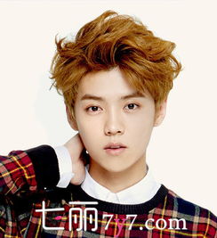 exo鹿晗呆萌系发型图片重返20岁黑色发型更减龄