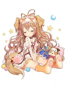 动漫插画萌系少女