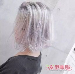 2019年显肤白的冷色系头发有哪些呢适合女生中短发染显白颜色发型师姐