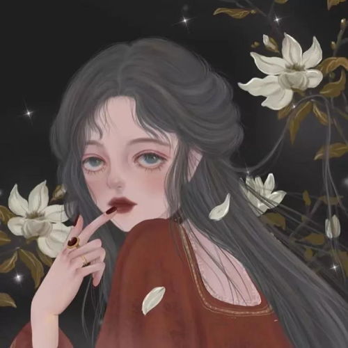 病娇系微丧动漫女生头像