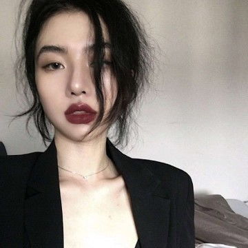 女头丧系真人伤感黑暗压抑头像女,女生头像图片