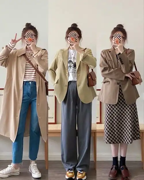 换季穿搭没灵感试试韩系少女感穿搭秋天这样穿真美