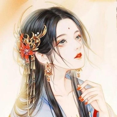 一组唯美绝绝子的古风女头