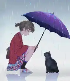 一个女孩为一只猫打伞,后来这猫变成了一个男的,是不是动漫是的话叫啥名字