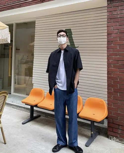 韩系氛围感穿搭,韩国欧巴都爱这么穿