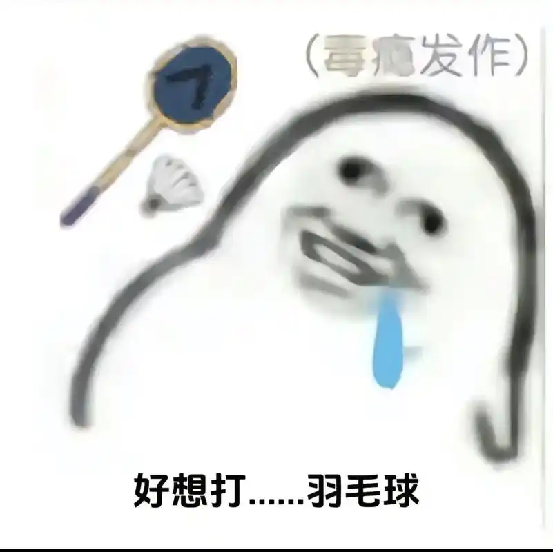 表情包#羽毛球#林丹#一起打羽毛球-抖音