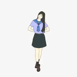 春季生机害羞清纯日系少女插图图片素材其他格式下载动漫人物大全