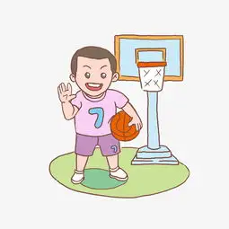 开学季小学生玩篮球卡通手绘图片素材其他格式下载动漫人物大全