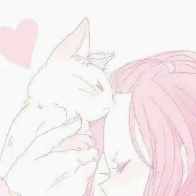 美得让我有了想法了,粉色系卡通头像少女心