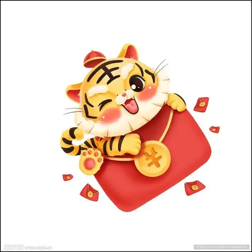 卡通小老虎设计图