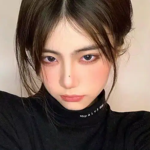 女生优质头像丧系高冷照片,黑色系偏丧女头像