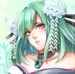 一组阴阳师精美头像卖萌的萤草女神,羡慕她的发量