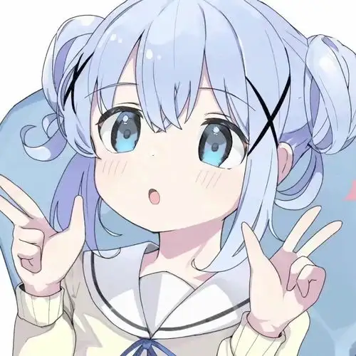 精选动漫女头丨蓝色系的头像也很好看呢