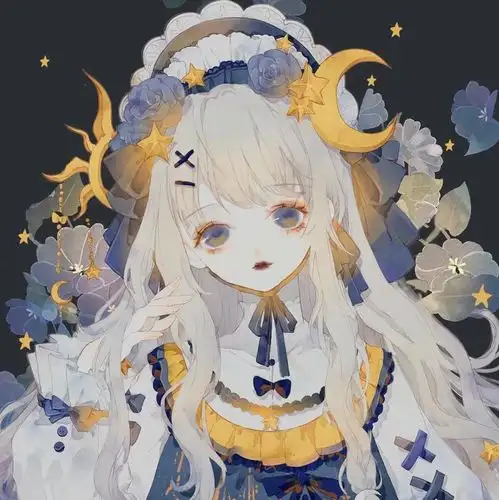 蓝色系女生头像我对事物厌倦的太快而你是我最大的例外
