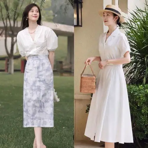 上班族女性日常通勤如何穿分享简约优雅的裙装搭配,知性又大方