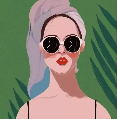 动漫头像画风配色极其特殊有感觉,应该算是插画风头像