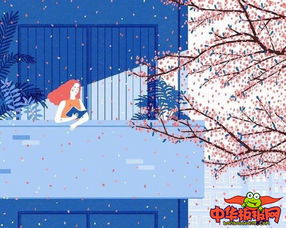 韩国治愈系插画图片,生活是自己的