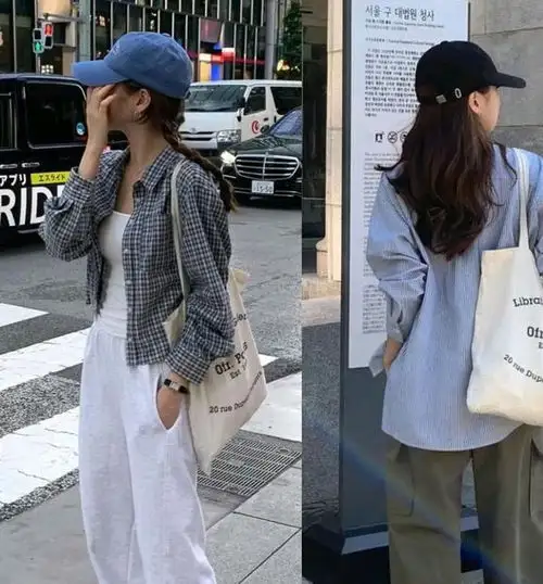 春日韩系氛围感穿搭,简单舒服又时髦,每一套搭配都好好看