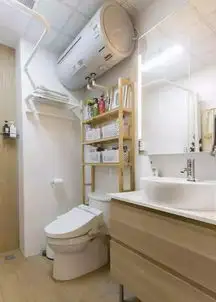 88㎡小户型,治愈系原木风,设计40个收纳柜