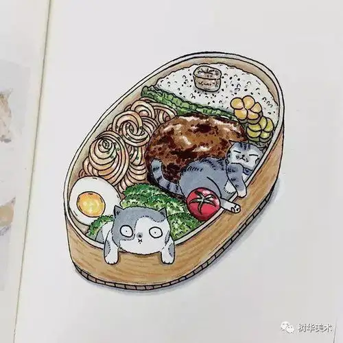 新加坡ins女画家的激萌手绘,可爱到每一张都能做头像