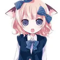 可爱清新猫女头像卡通微信头像图片大全