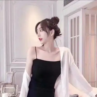 粉色系头像真人粉色控韩系女生头像
