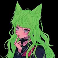 绿色控头像女动漫绿色控系列女头像微信头像图片大全
