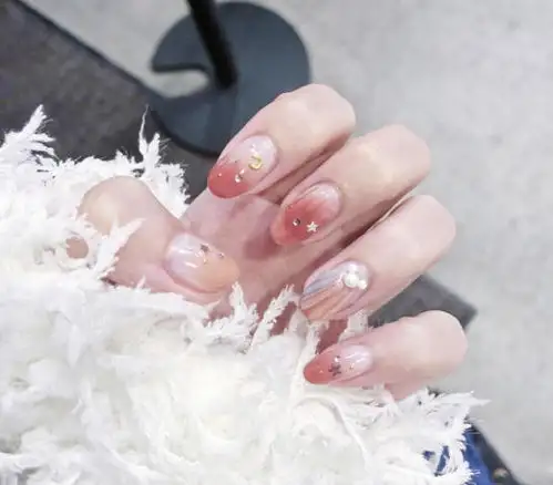 梦幻少女系的晕染贝壳纹美甲教程,颜值满分仙气爆表