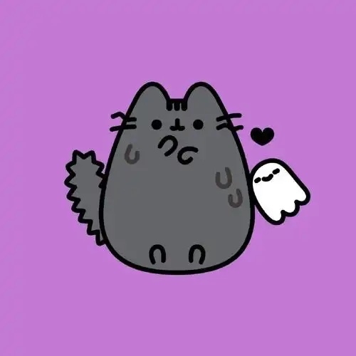 猫咪##pusheen##卡通头像##胖吉猫##朋友圈背景图