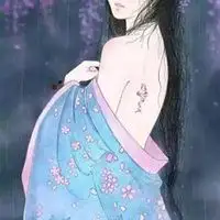 水彩头像女淡雅古风微信头像图片大全