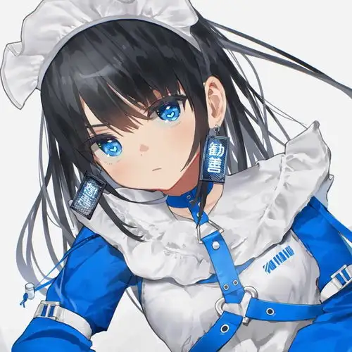 头像蓝色系动漫女头像3