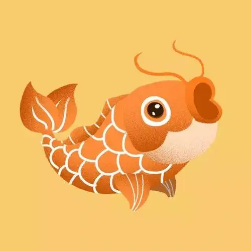锦鲤头像图片吉利,可爱锦鲤微信头像吉利