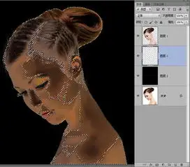photoshop给人物加上火焰裂纹和碎片