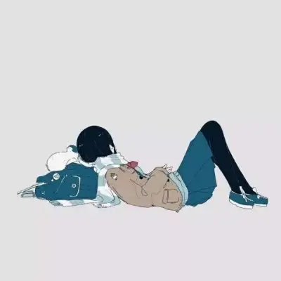 动漫背影头像女生,高清孤独抑郁的图片动漫女生背影头像