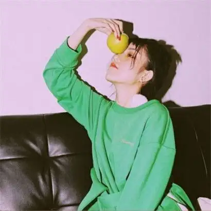 个性唯美森系绿色系头像女生,单纯如初爱的就是这样的