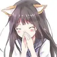 可爱清新猫女头像卡通微信头像图片大全