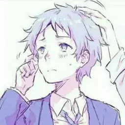 二次元卡通情侣头像.