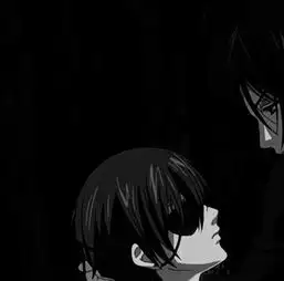 黑白系酷丧动漫男生头像万家灯火通归处,可黑暗依旧是我