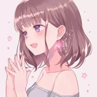 粉色系小仙女头像卡通