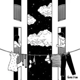 一组扎心的黑色治愈系漫画,看哭了