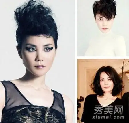 范冰冰杨张咪紫怡2014女演员黑发最性感