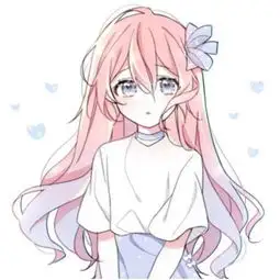 长发清新动漫女生头像