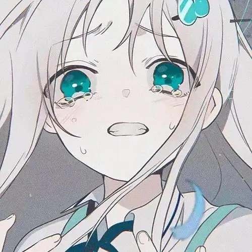 动漫头像害羞的动漫女孩