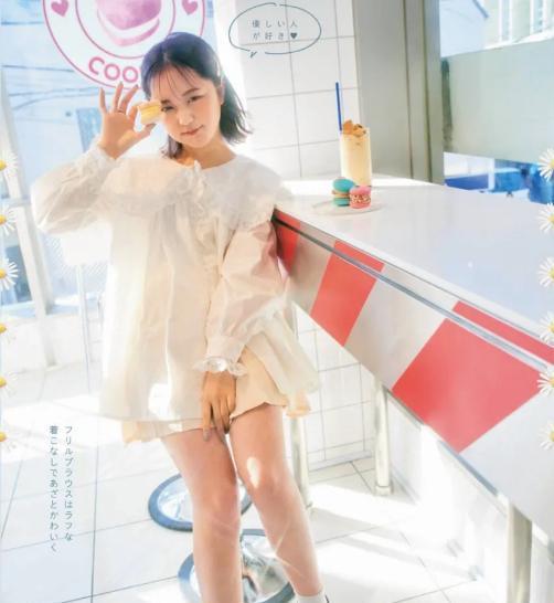 日本女生的初春少女风穿搭,巧用暖色系,俏皮又可爱